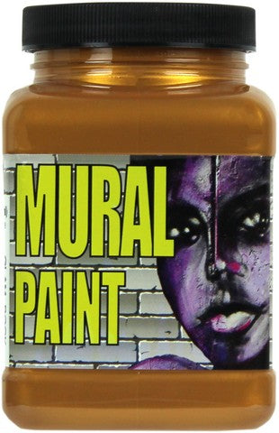 Mural Paint Acrylic -Glam Rock Gold 16oz