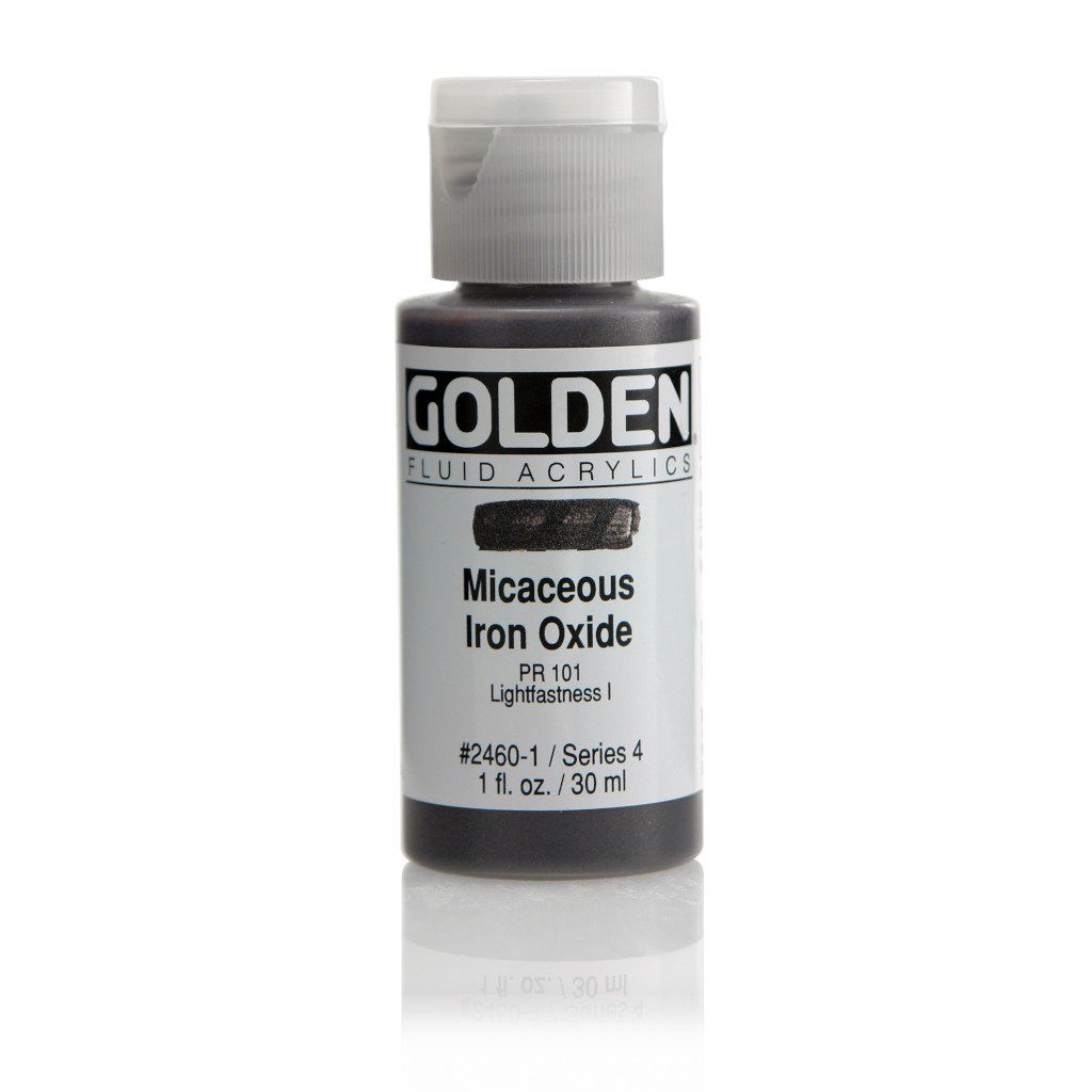 Golden Fluid Iridescent and Interference Colours