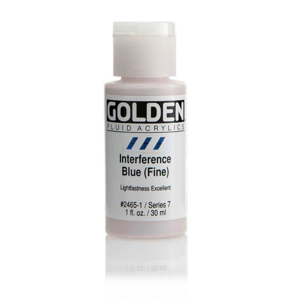 Golden Fluid Iridescent and Interference Colours