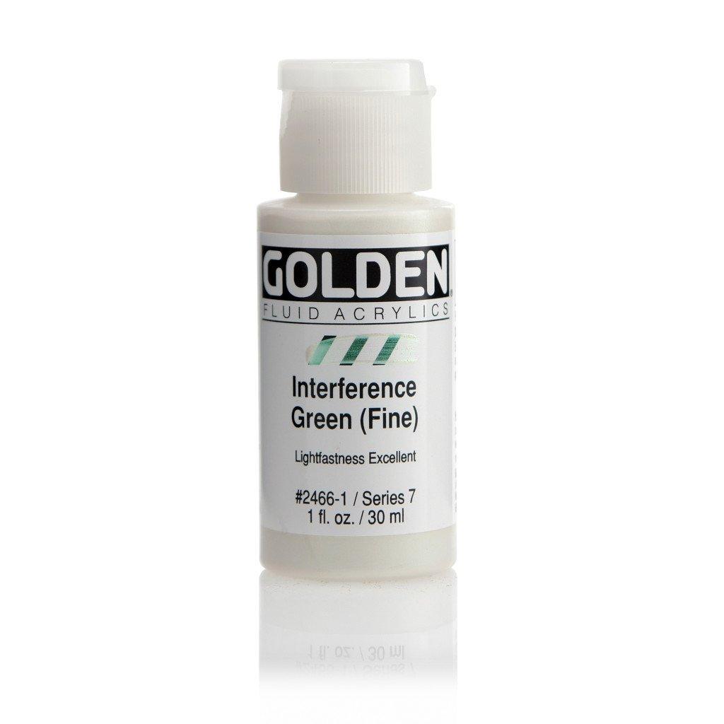 Golden Fluid Iridescent and Interference Colours