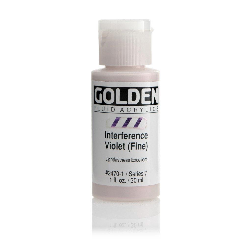 Golden Fluid Iridescent and Interference Colours