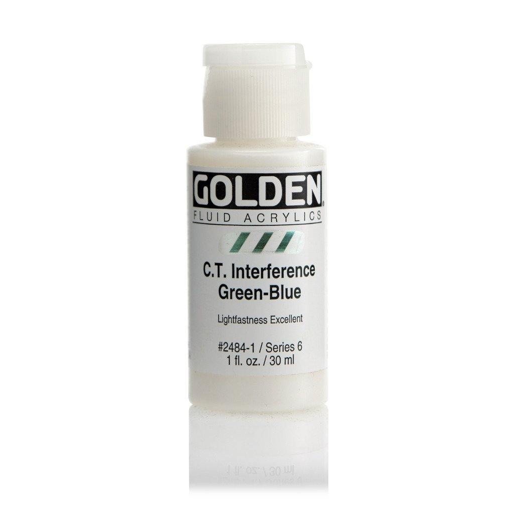 Golden Fluid Iridescent and Interference Colours