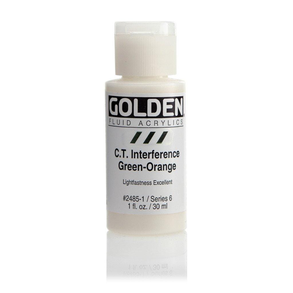 Golden Fluid Iridescent and Interference Colours
