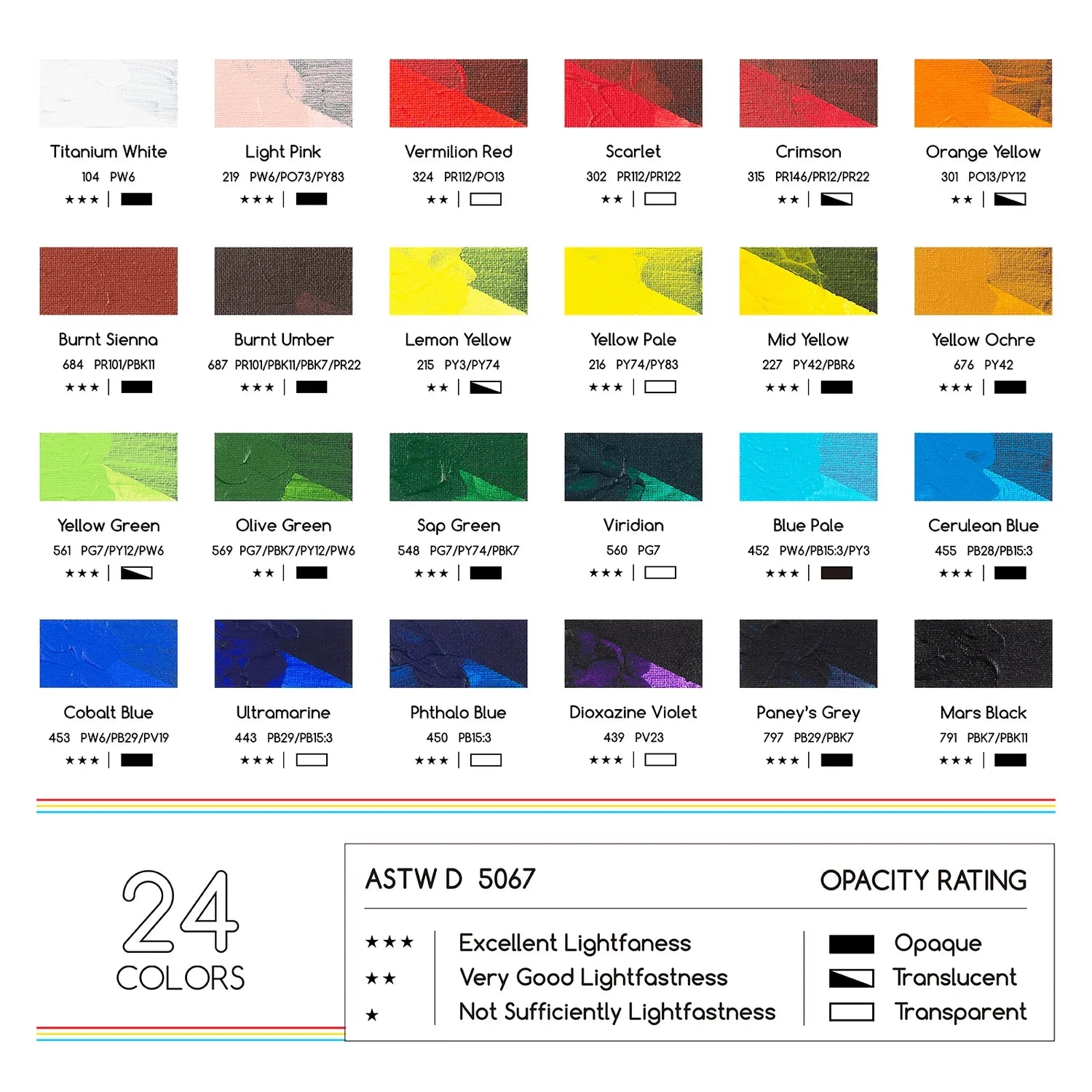 Acrylic 60ml Tube Sets