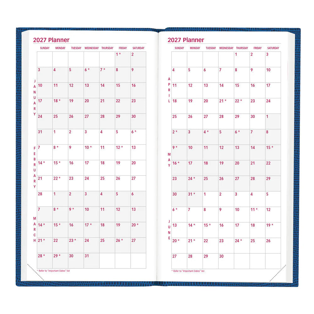Brownline Traditional 12-Month Daily Pocket Diary 2027, Assorted, English, 6"x3-1/8"