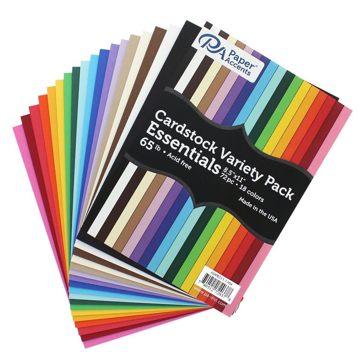 Assorted 8.5x11" Coloured Paper Packs