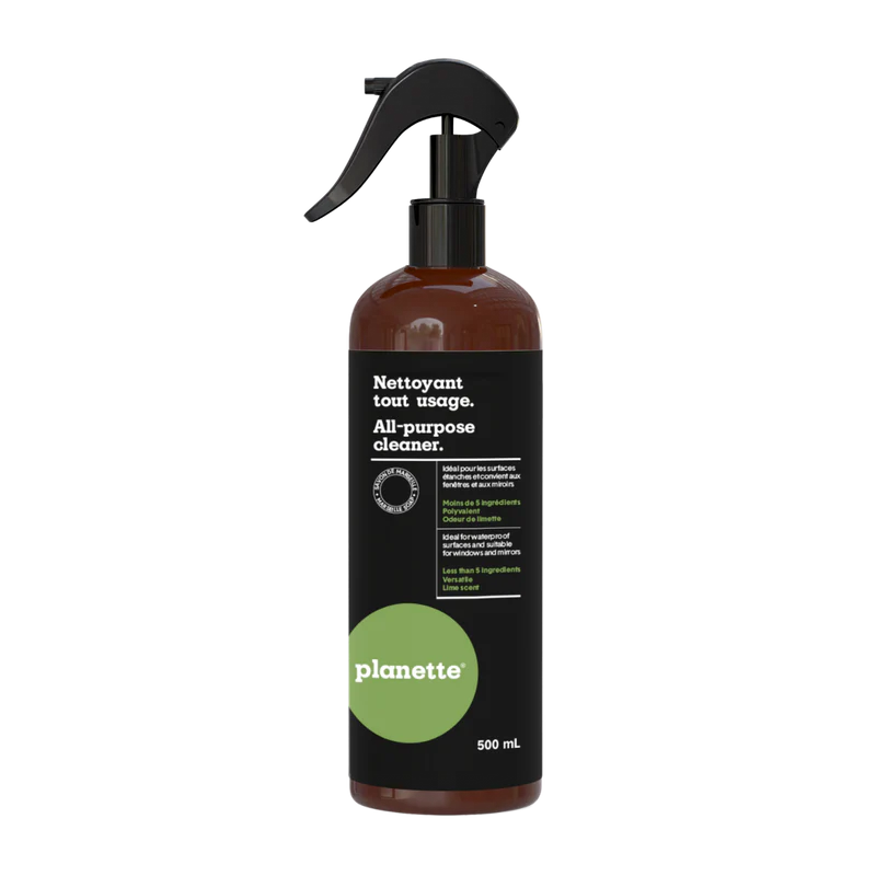 Planette eco-friendly cleaners – olive oil Marseille soap base, made in Quebec