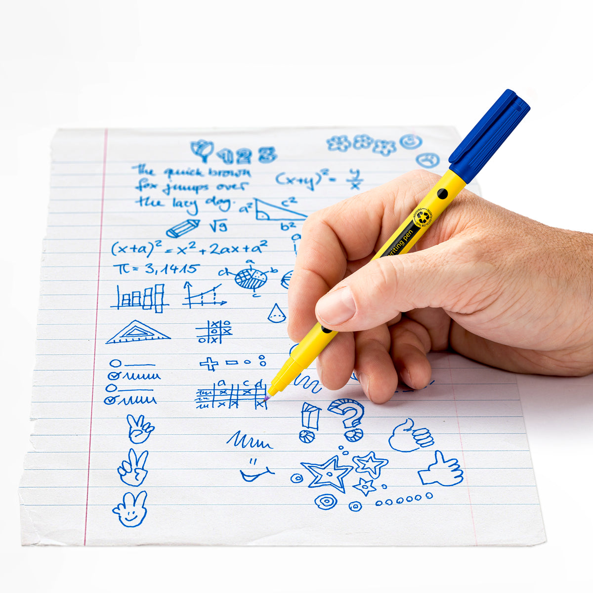 Writing and doodling with the STAEDTLER Noris writing pen 307