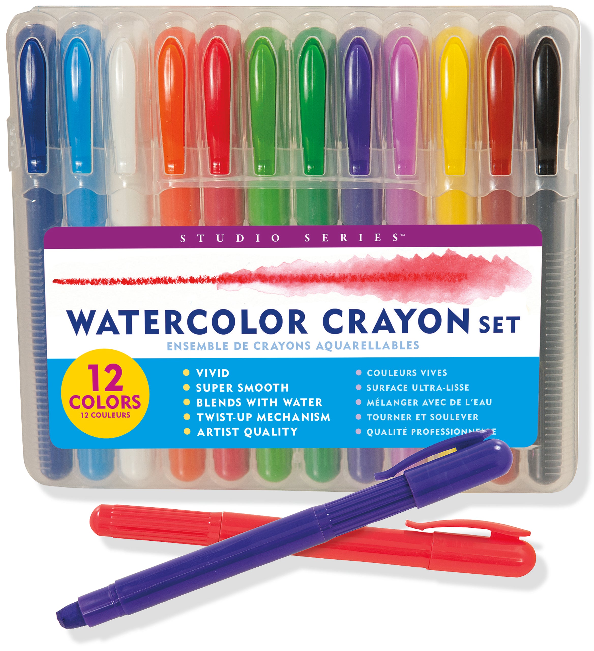 Watercolour Crayon 12-Set