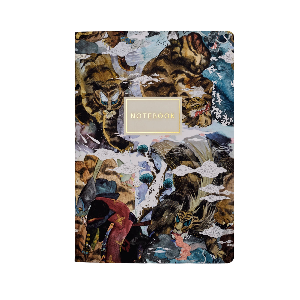 Bruno Visconti Tiger lined notebook, cover