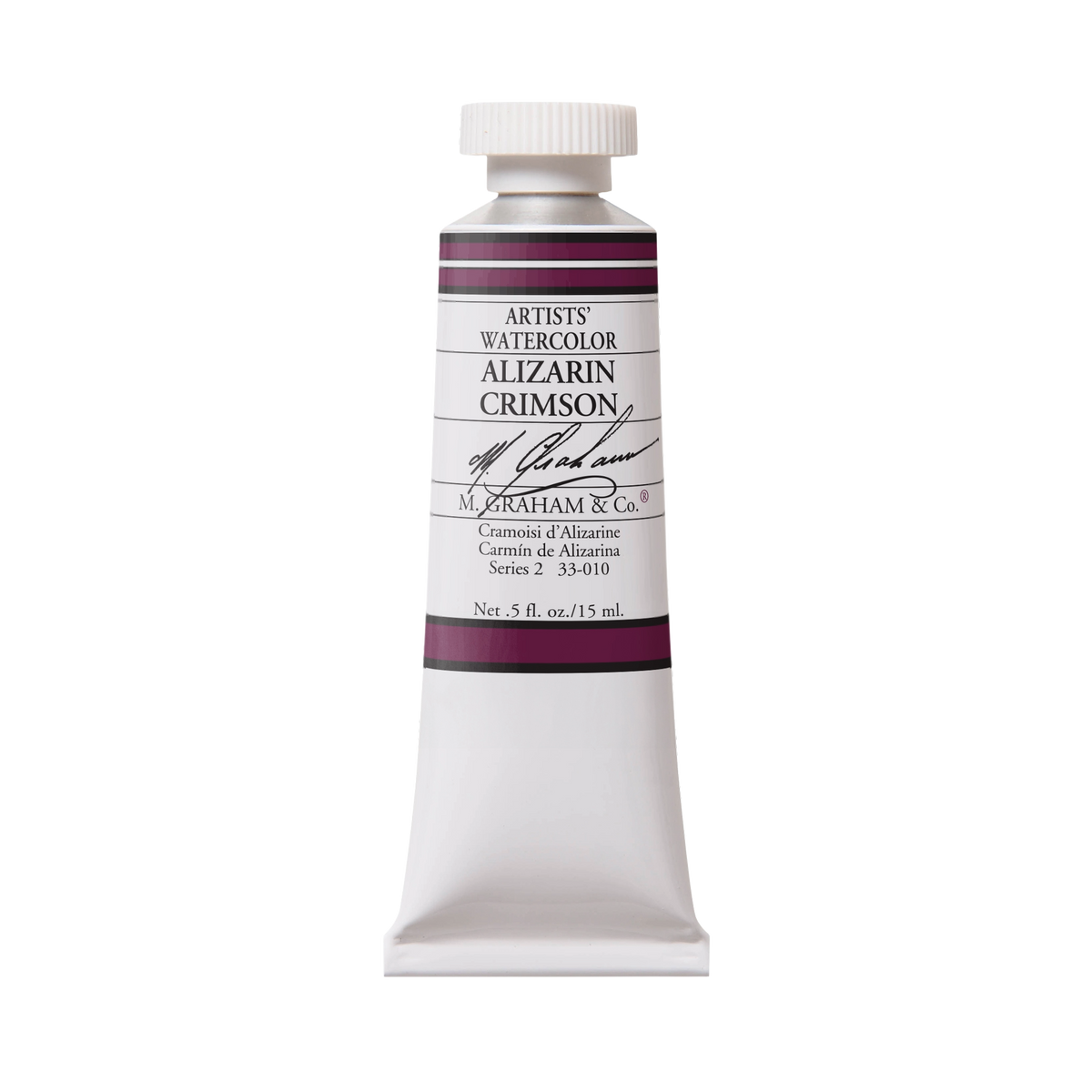 M. Graham Artists' Watercolour - Alizarin Crimson, 15 ml tube