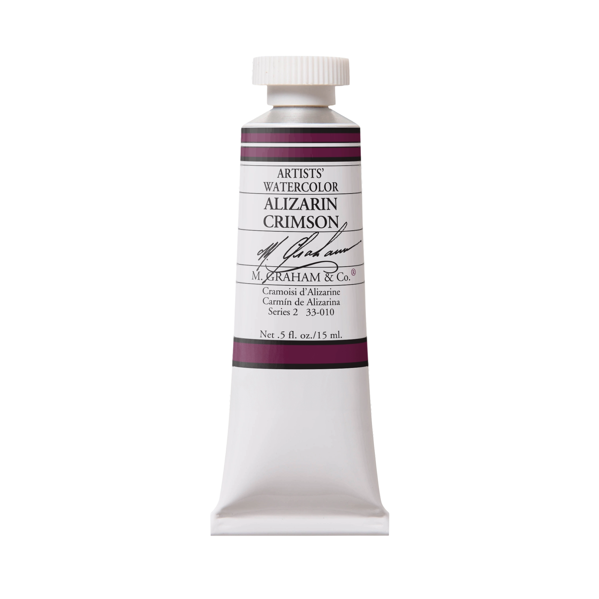 M. Graham Artists' Watercolour - Alizarin Crimson, 15 ml tube