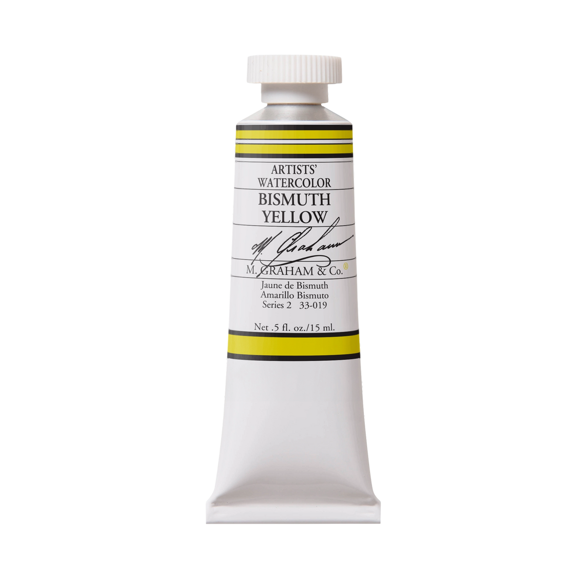M. Graham Artists' Watercolour - Bismuth Yellow, 15 ml tube