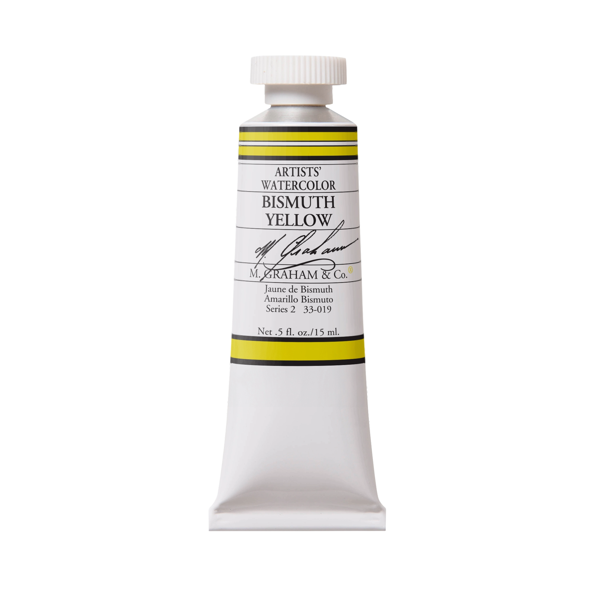 M. Graham Artists' Watercolour - Bismuth Yellow, 15 ml tube