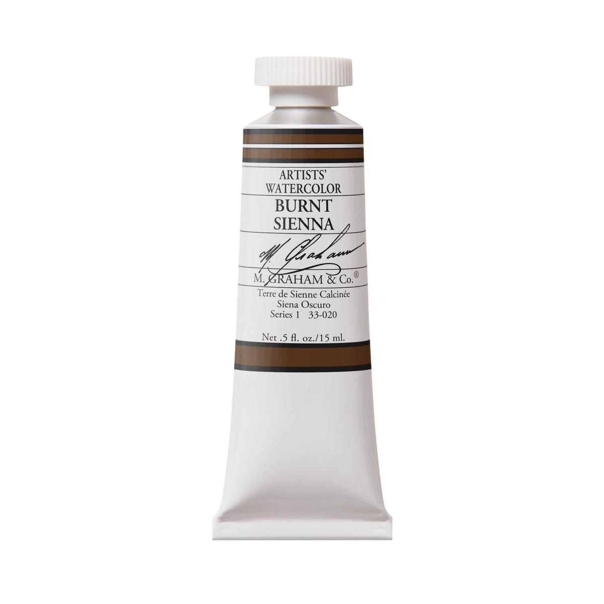 M. Graham Artists' Watercolour - Burnt Sienna, 15 ml tube