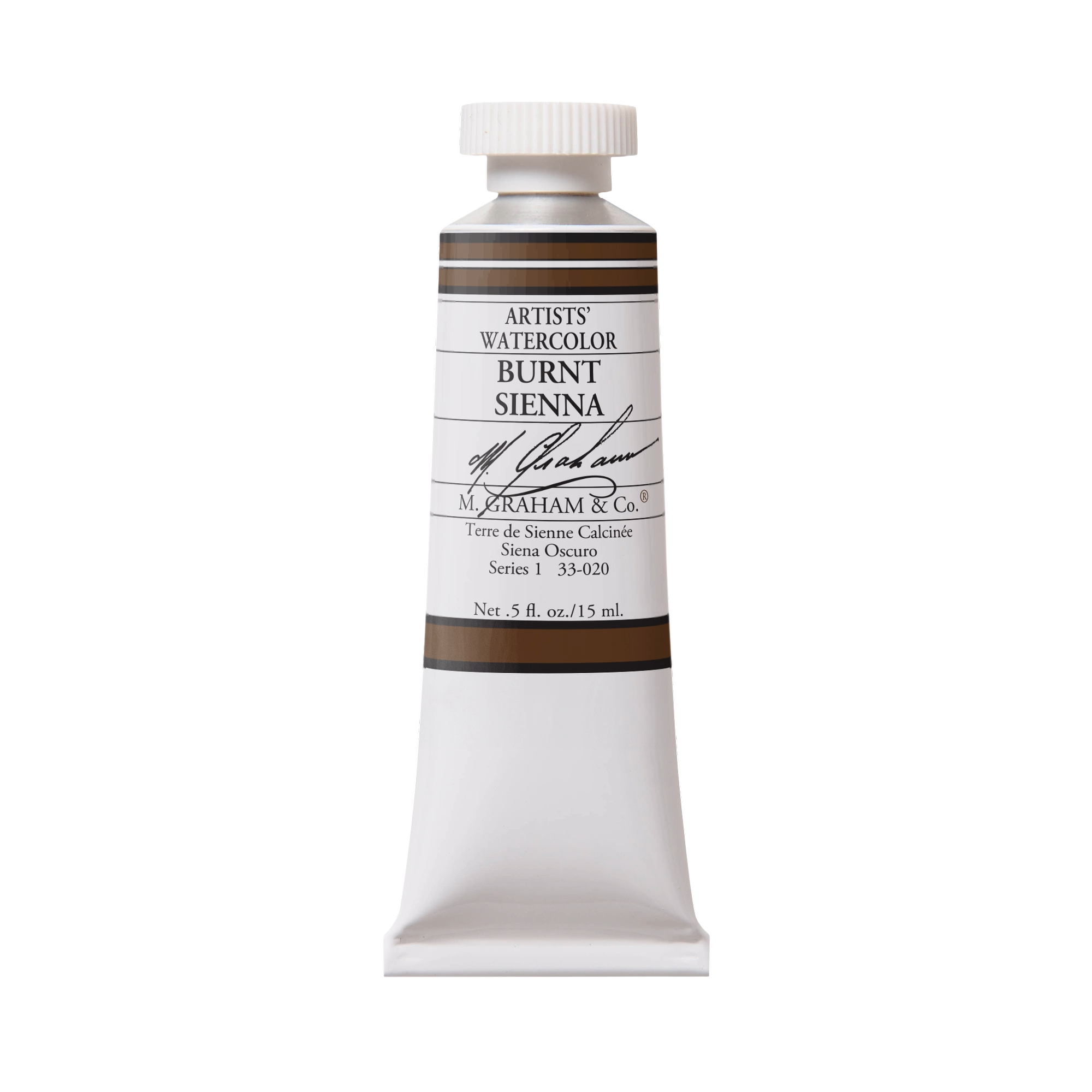 M. Graham Artists' Watercolour - Burnt Sienna, 15 ml tube