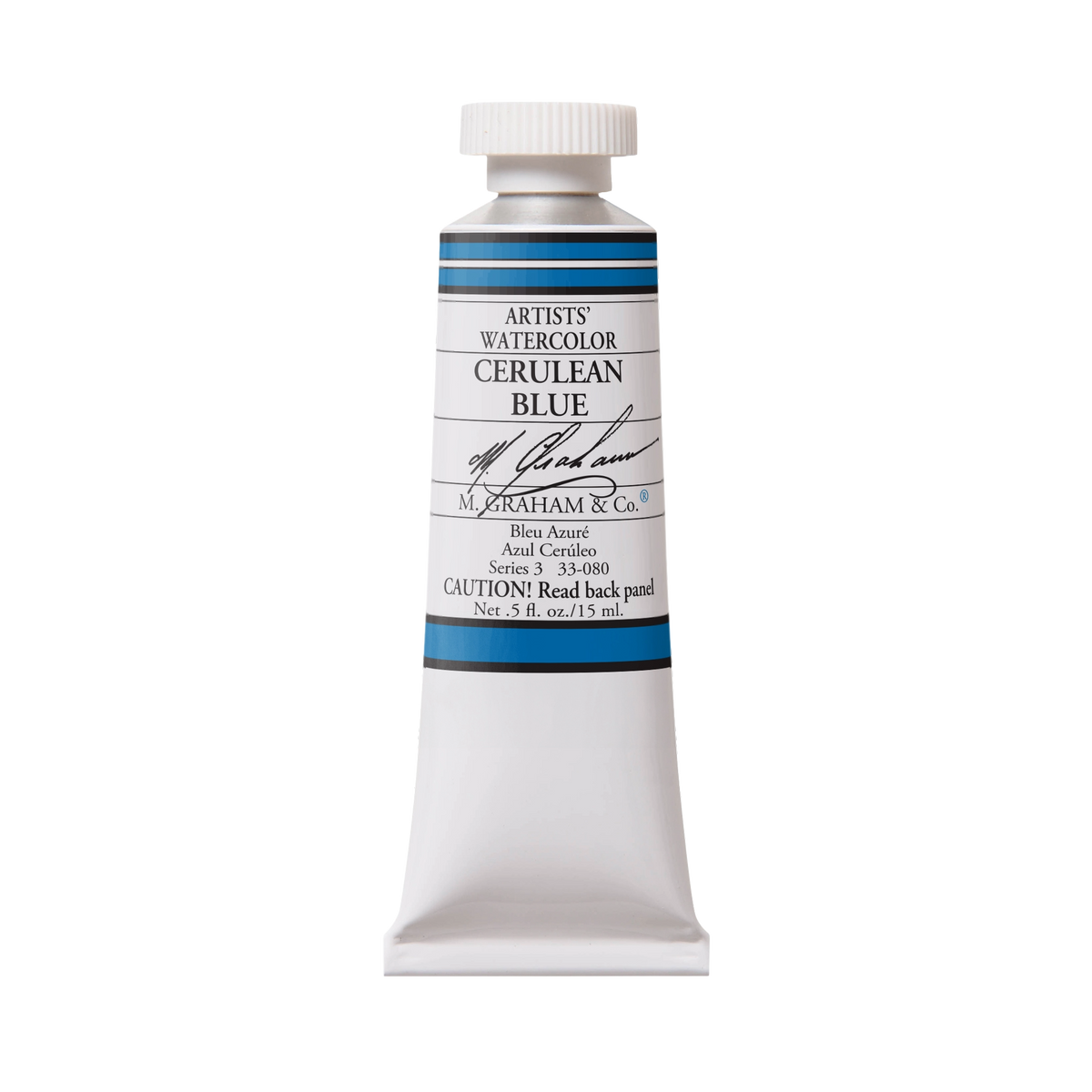 M. Graham Artists' Watercolour - Cerulean Blue, 15 ml tube