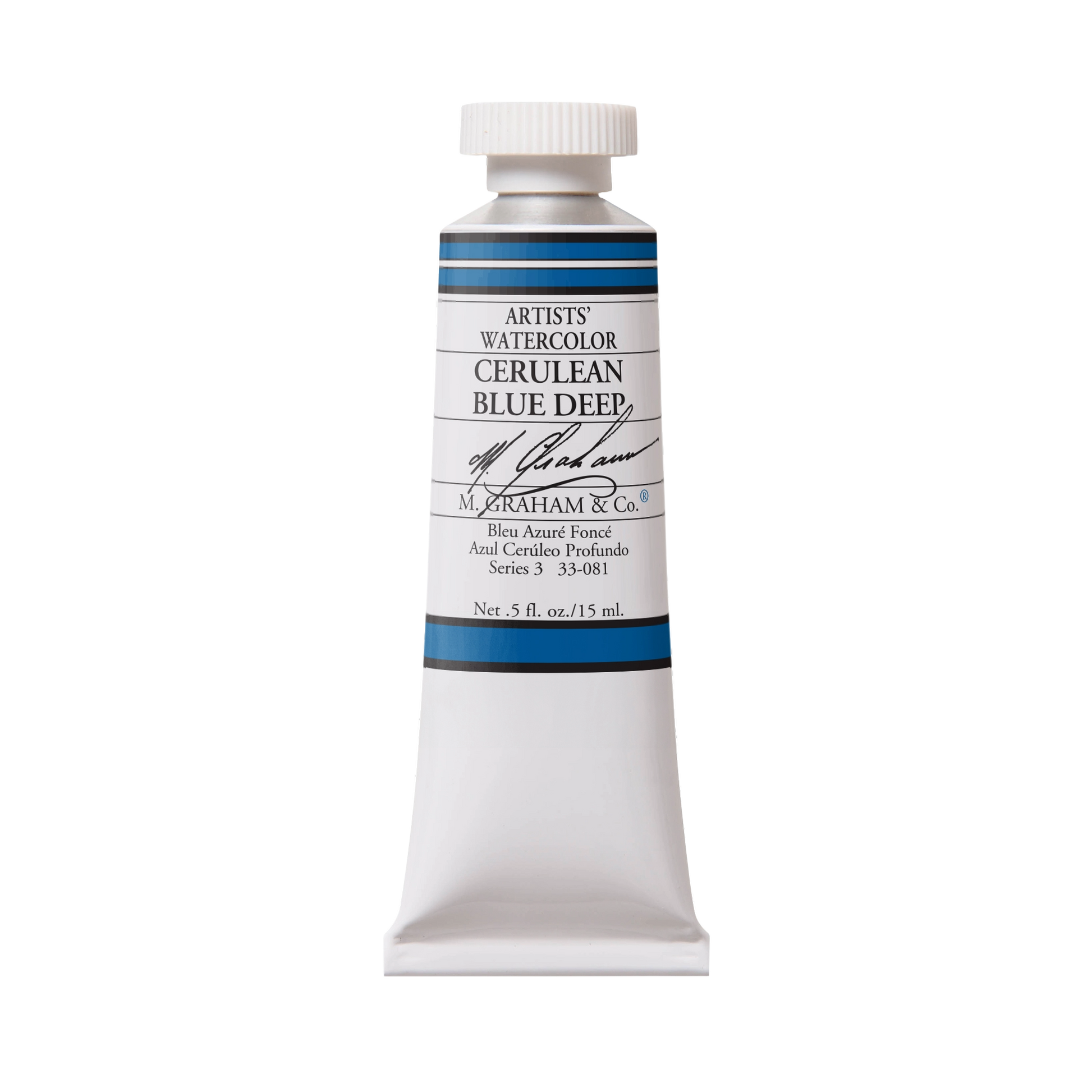 M. Graham Artists' Watercolour - Cerulean Blue Deep, 15 ml tube