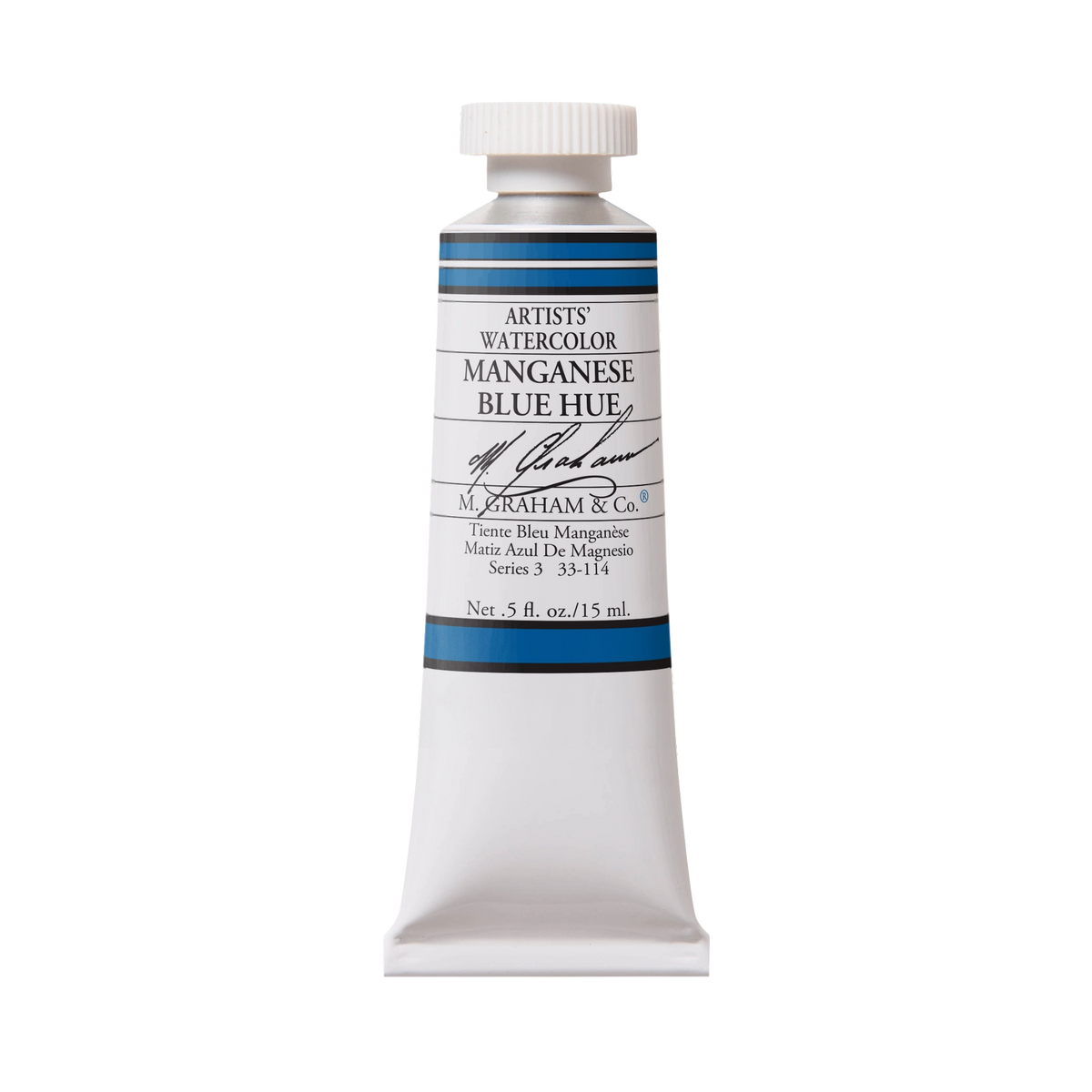 M. Graham Artists' Watercolour - Manganese Blue Hue, 15 ml tube