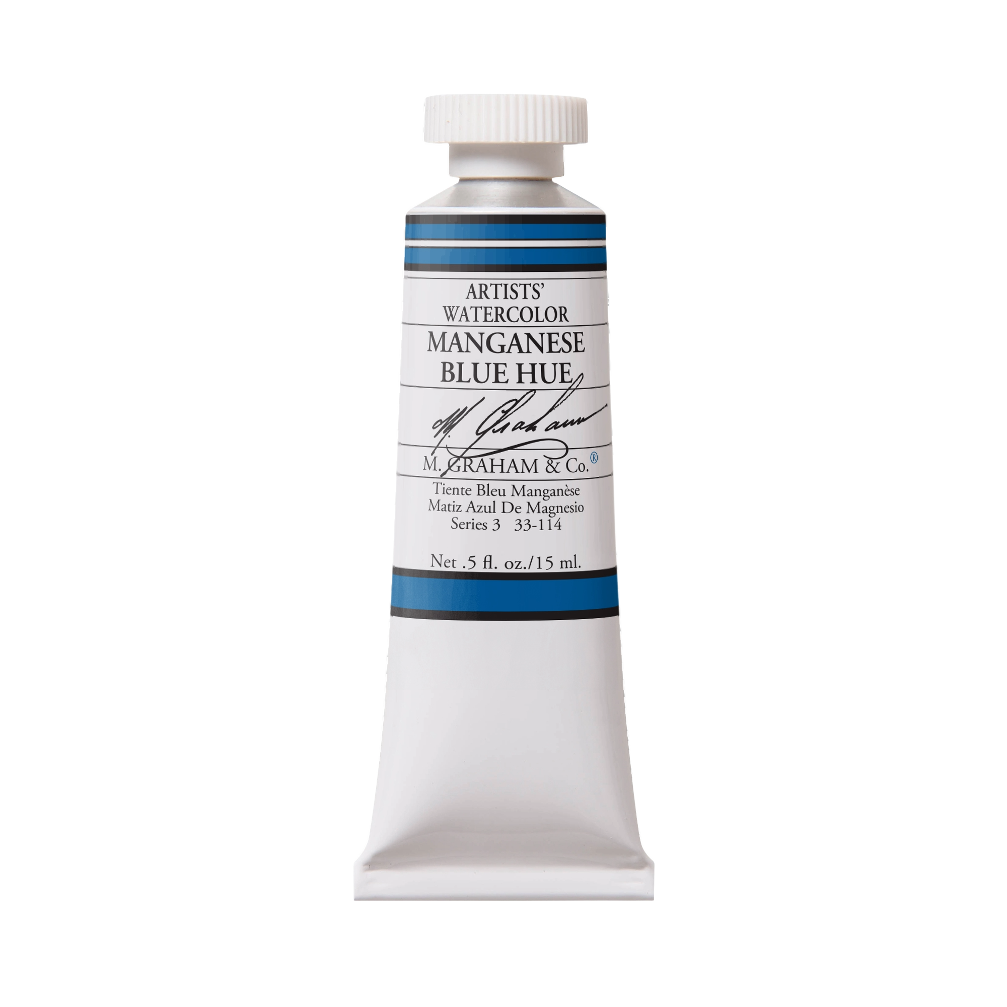 M. Graham Artists' Watercolour - Manganese Blue Hue, 15 ml tube