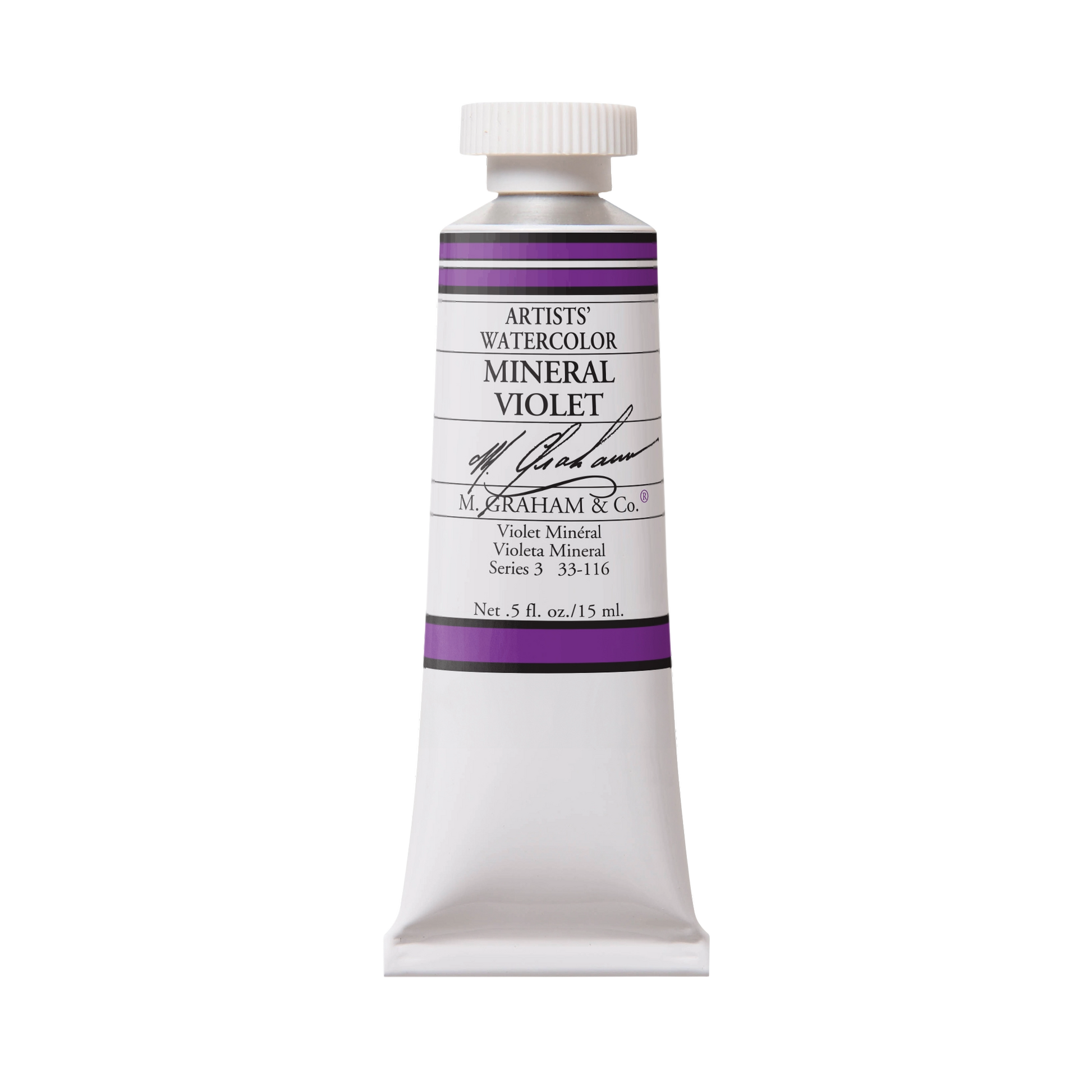 M. Graham Artists' Watercolour - Mineral Violet, 15 ml tube