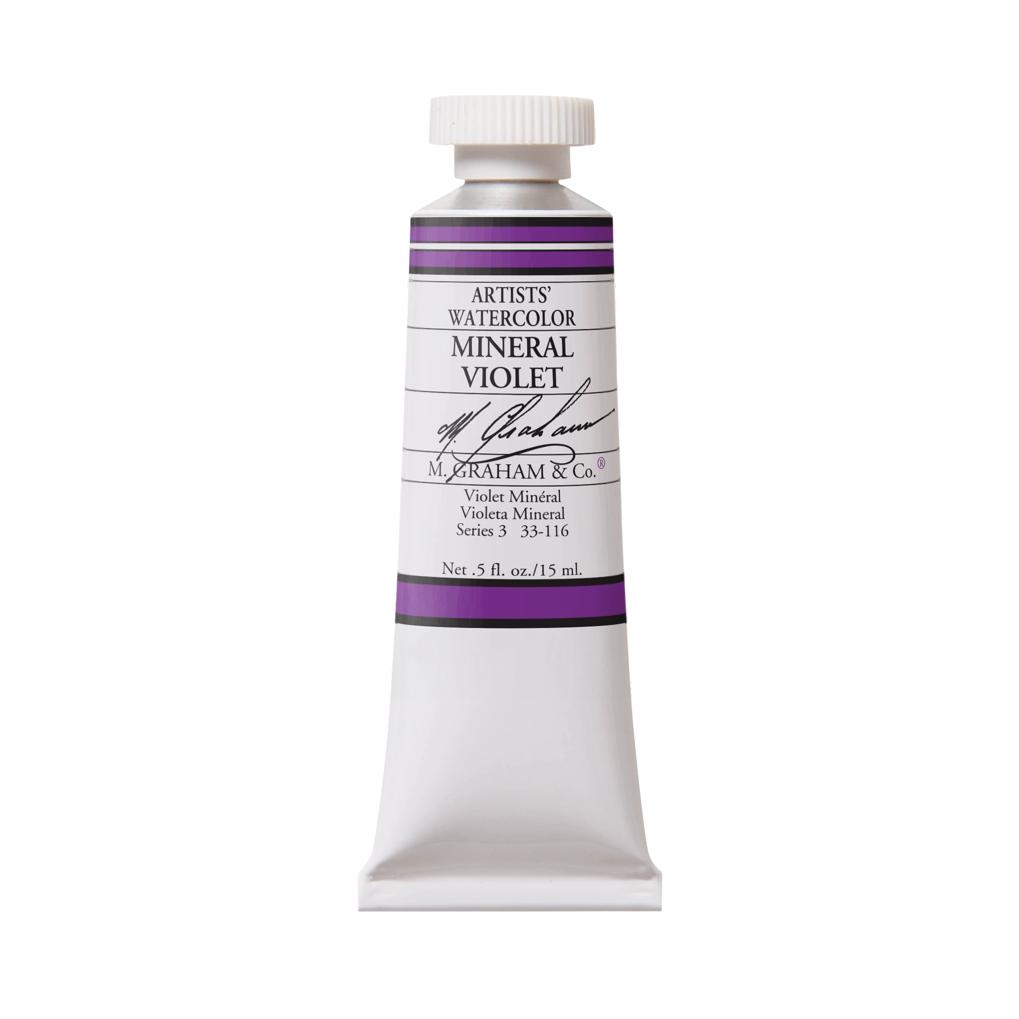M. Graham Artists' Watercolour - Mineral Violet, 15 ml tube