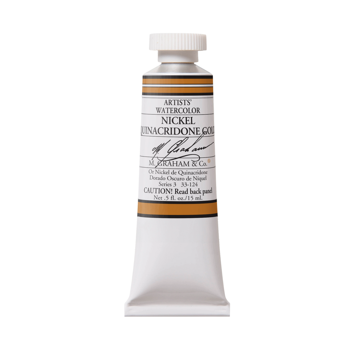 M. Graham Artists' Watercolour - Nickel Quinacridone Gold, 15 ml tube