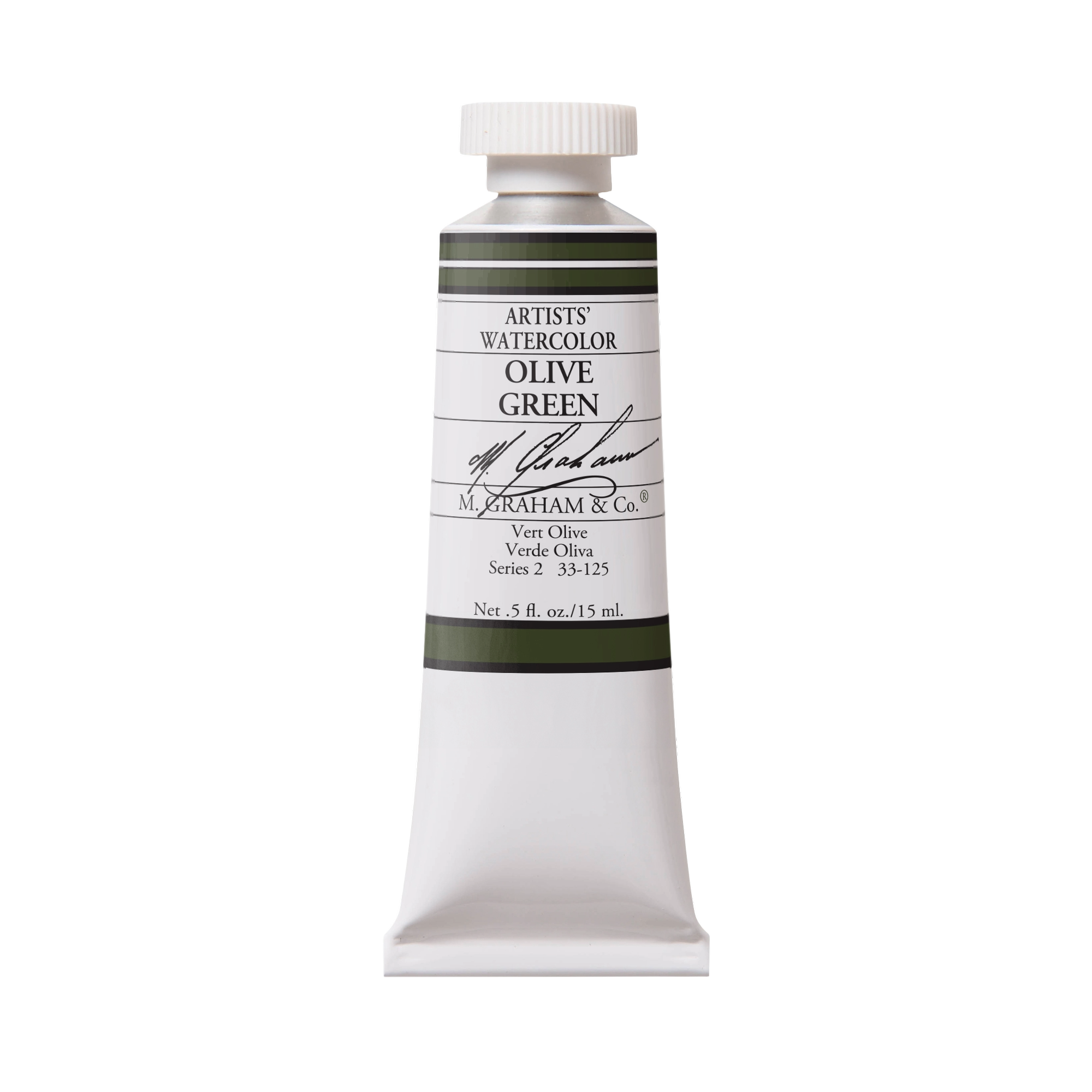 M. Graham Artists' Watercolour - Olive Green, 15 ml tube