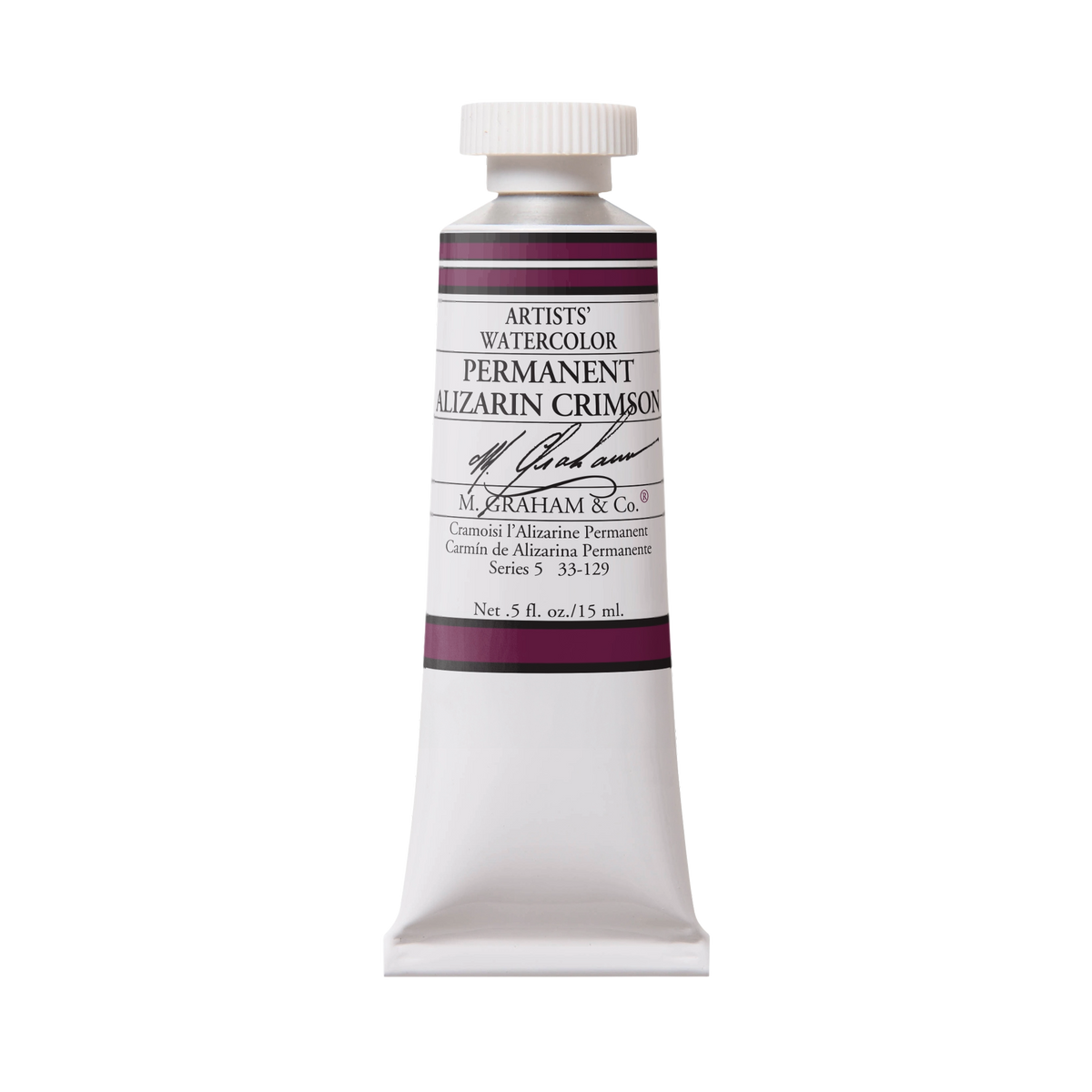 M. Graham Artists' Watercolour - Permanent Alizarin Crimson, 15 ml tube