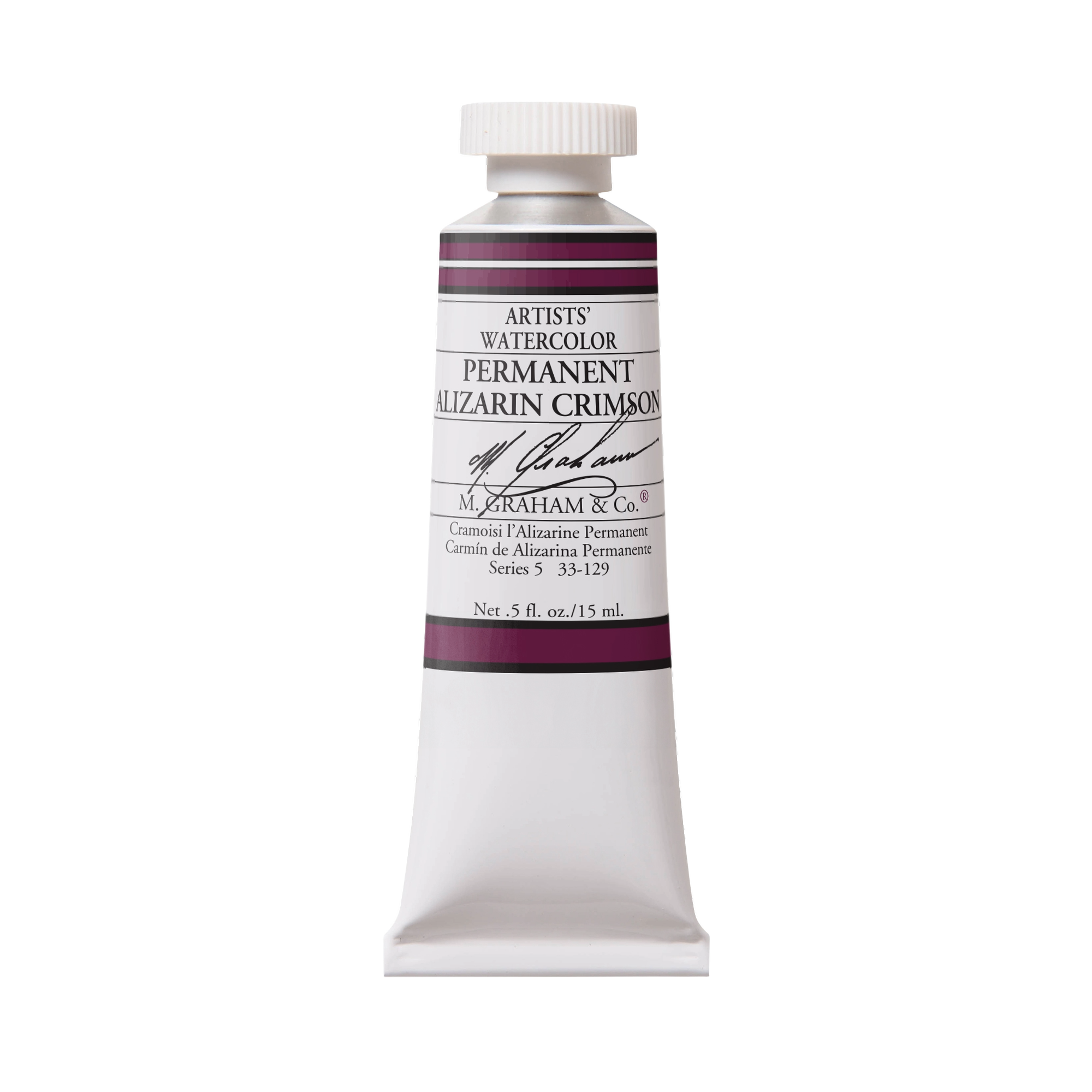 M. Graham Artists' Watercolour - Permanent Alizarin Crimson, 15 ml tube