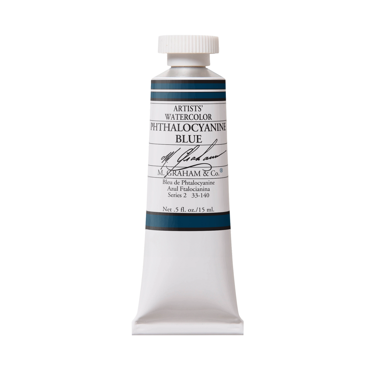 M. Graham Artists' Watercolour - Phthalocyanine Blue, 15 ml tube
