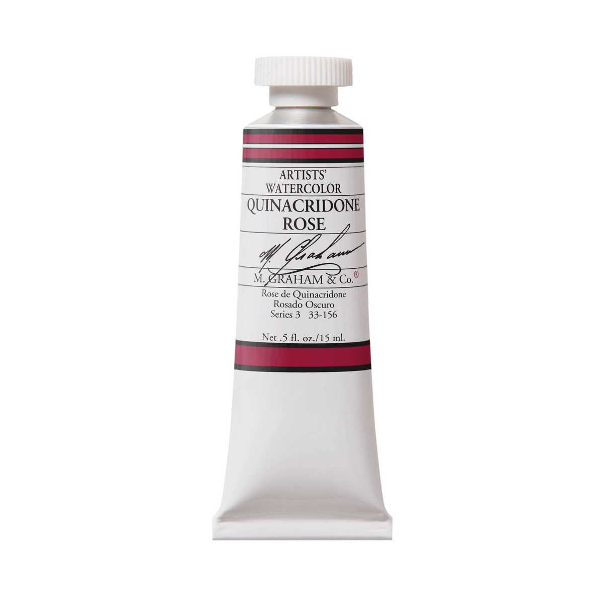 M. Graham Artists' Watercolour - Quinacridone Rose, 15 ml tube