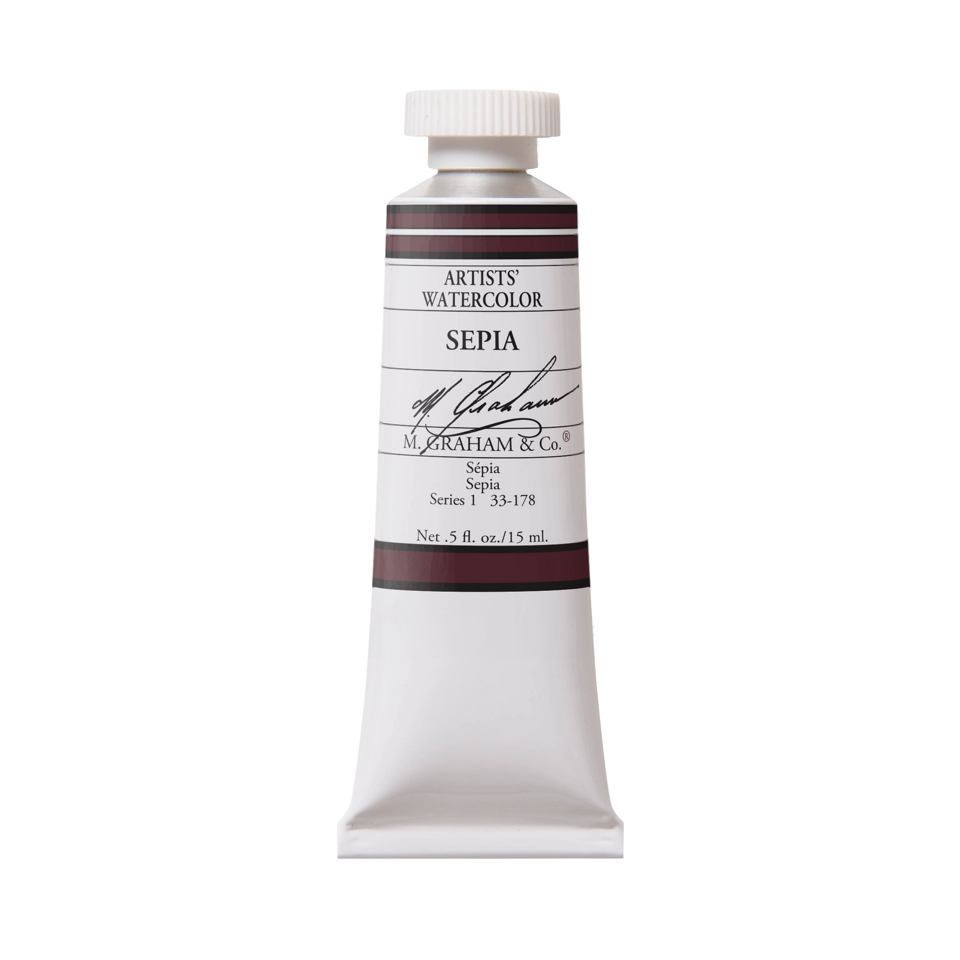 M. Graham Artists' Watercolour - Sepia, 15 ml tube