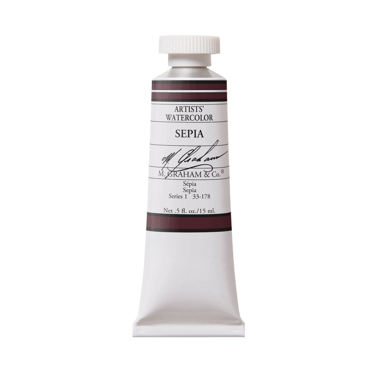 M. Graham Artists' Watercolour - Sepia, 15 ml tube