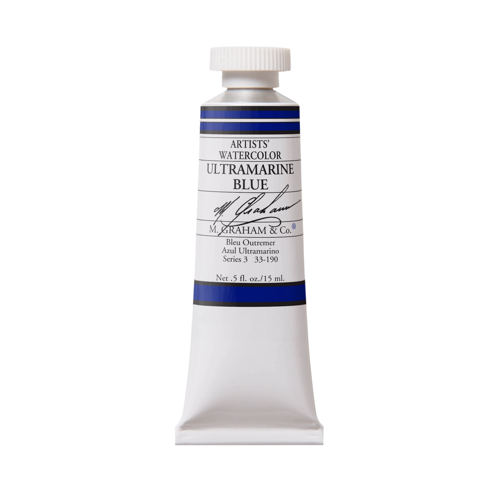 M. Graham Artists' Watercolour - Ultramarine Blue, 15 ml tube