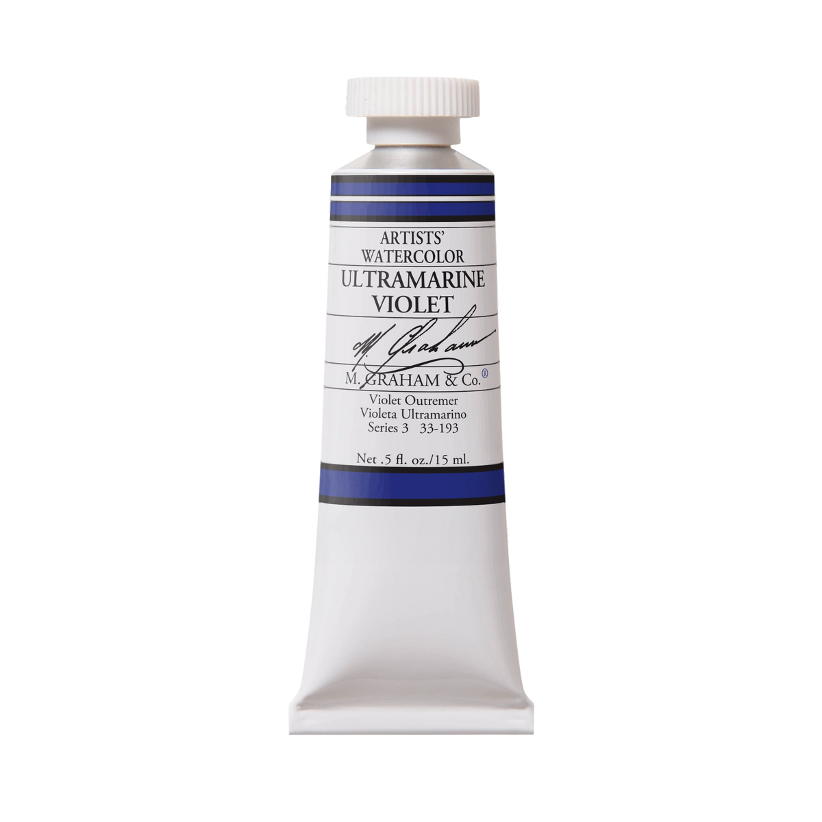 M. Graham Artists' Watercolour - Ultramarine Violet, 15 ml tube