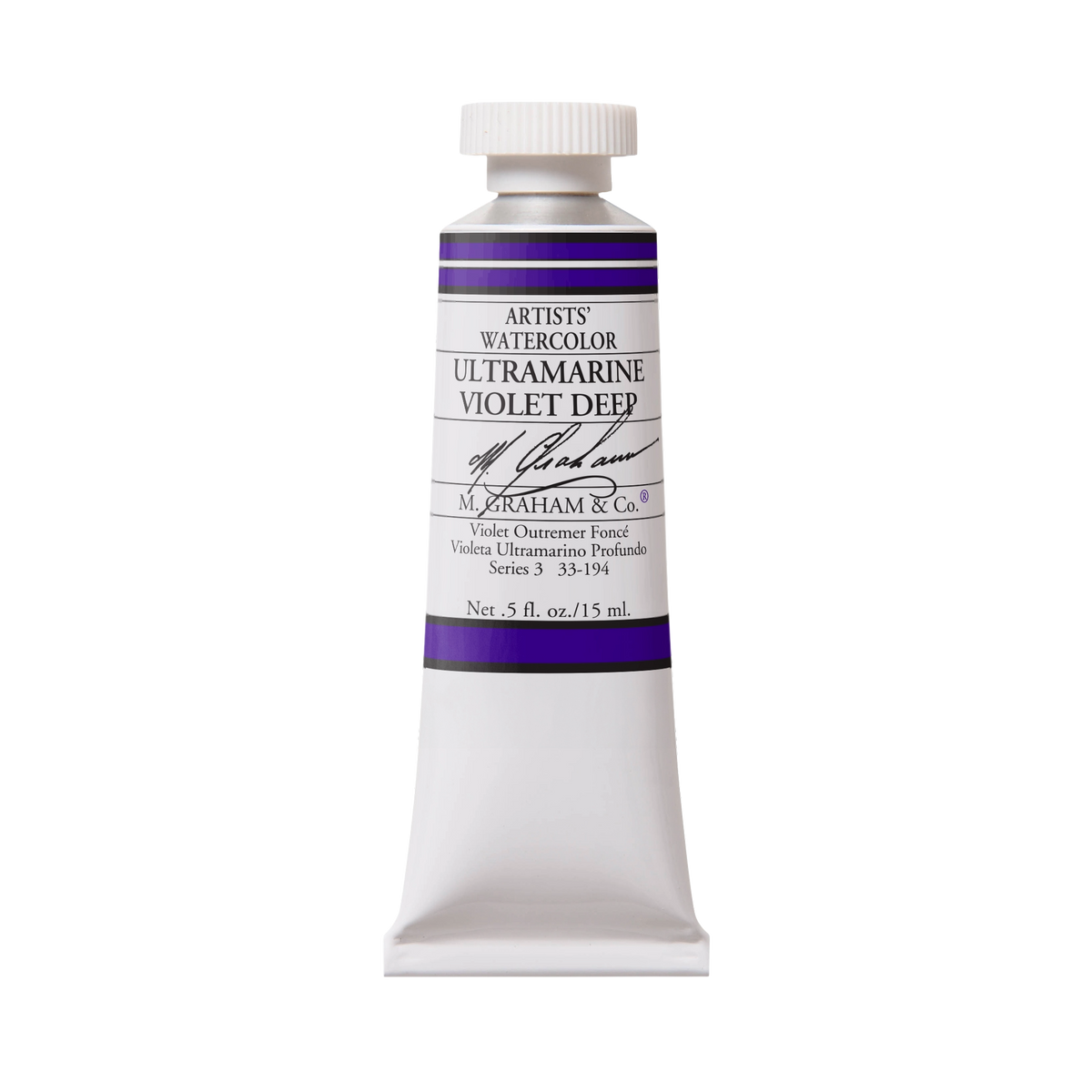 M. Graham Artists' Watercolour - Ultramarine Violet Deep, 15 ml tube