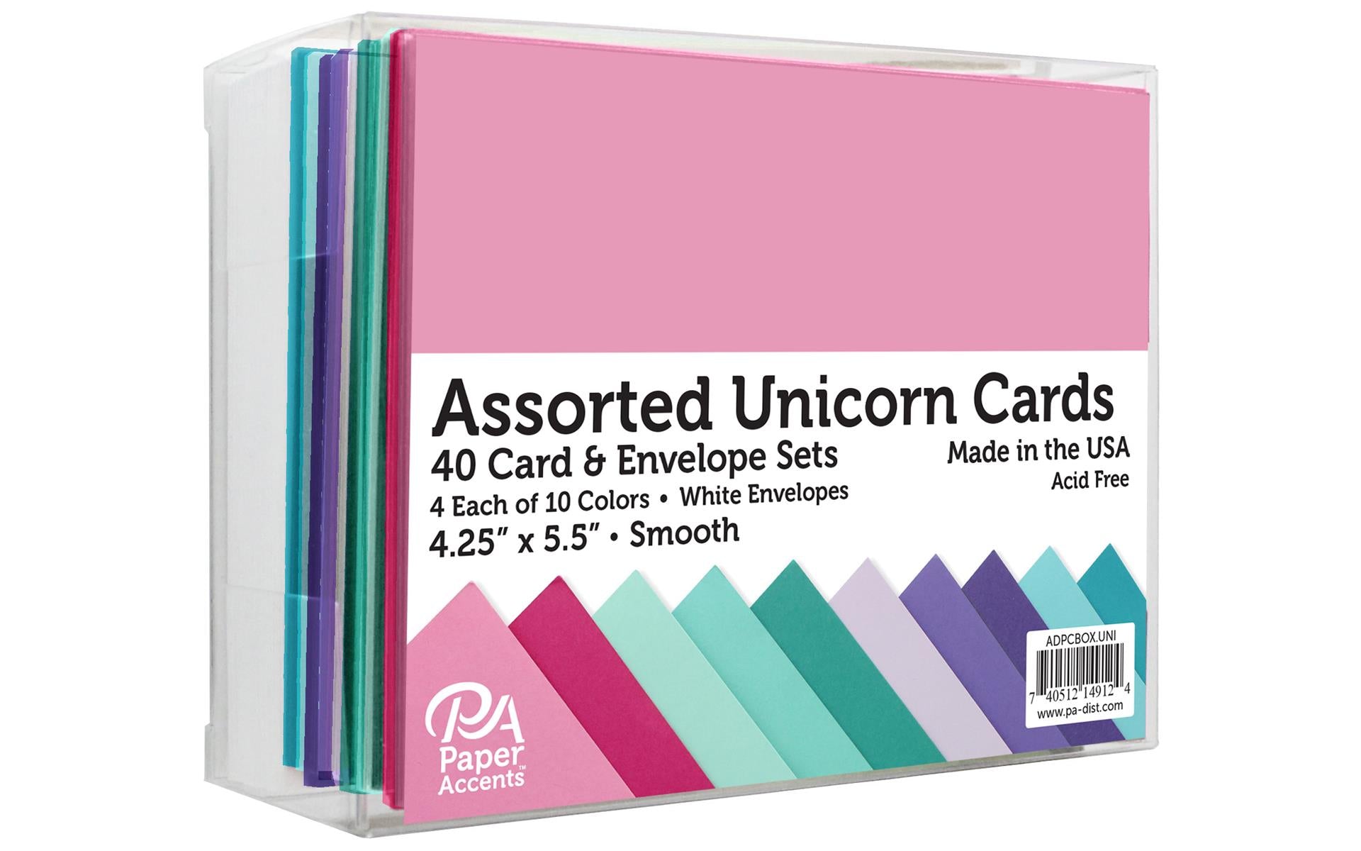 Coloured Card & Envelope 40pk