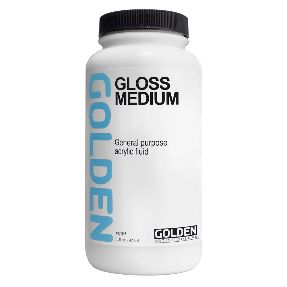 Golden Gloss & Matte Medium – Gloss / 16 oz (473 ml)