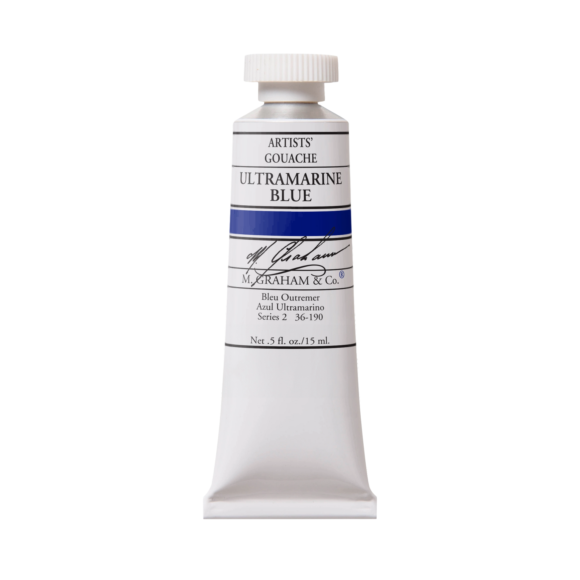 M. Graham Artists' Gouache - Ultramarine Blue, 15 ml tube