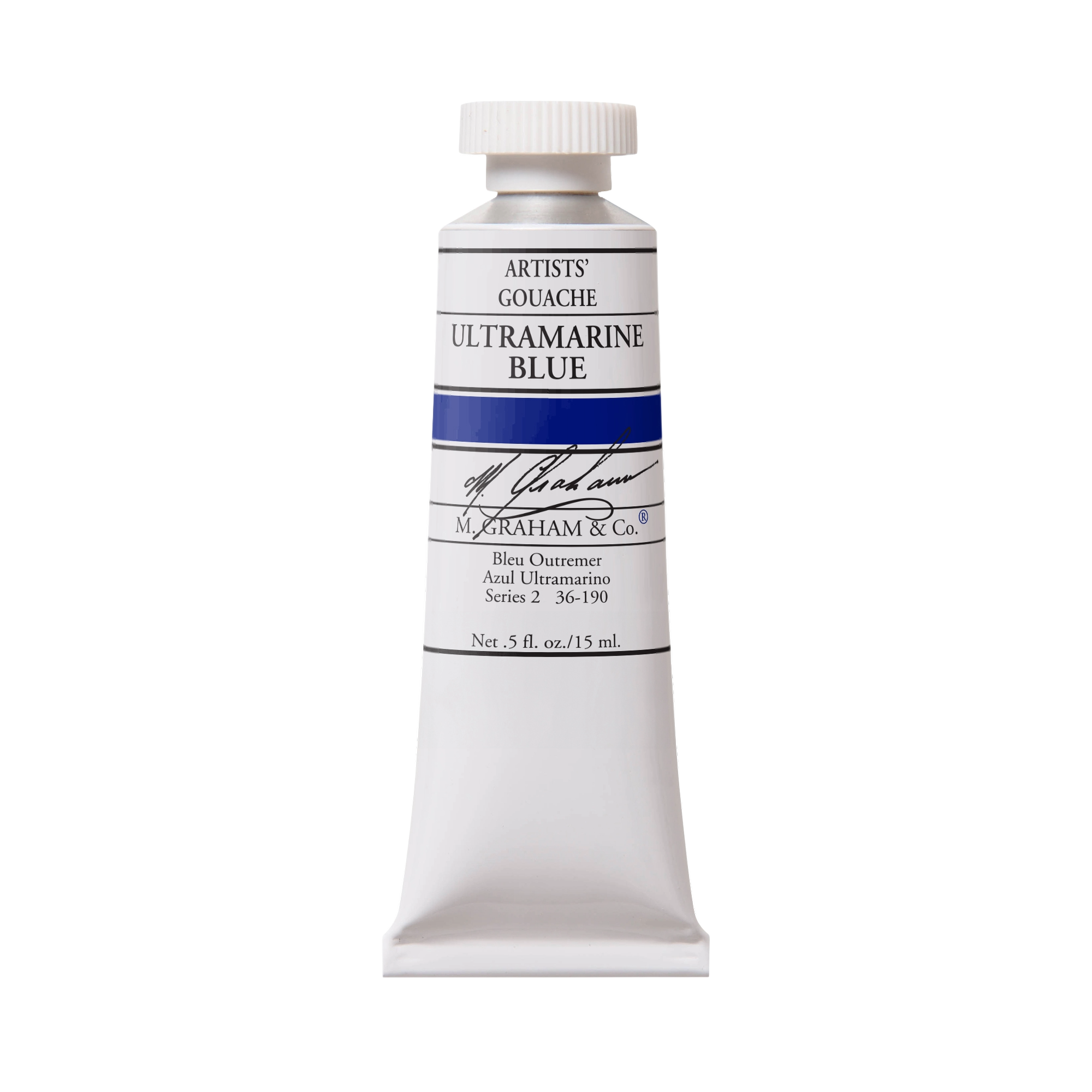 M. Graham Artists' Gouache - Ultramarine Blue, 15 ml tube