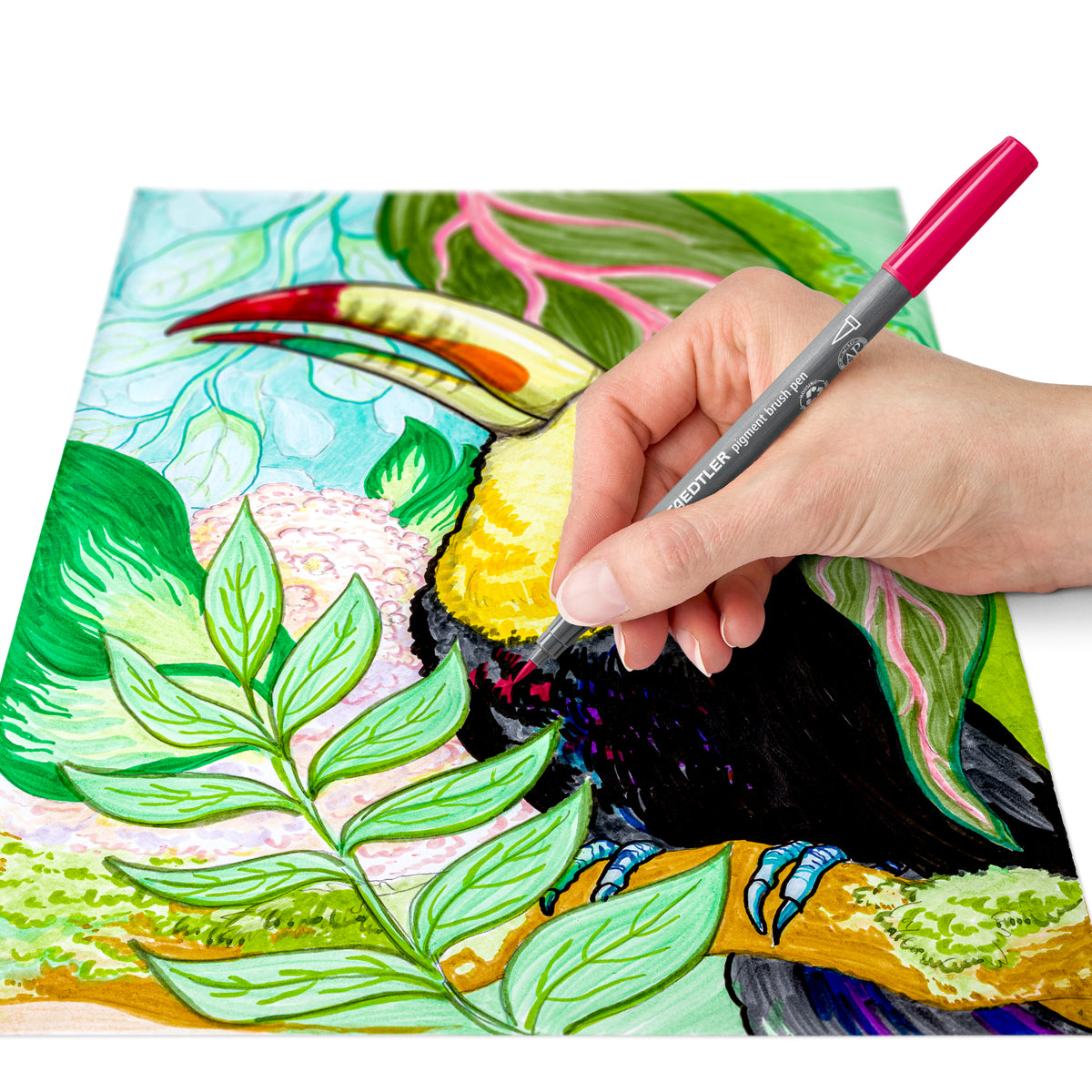 Lettering with a Staedtler Pigment Arts brush pen