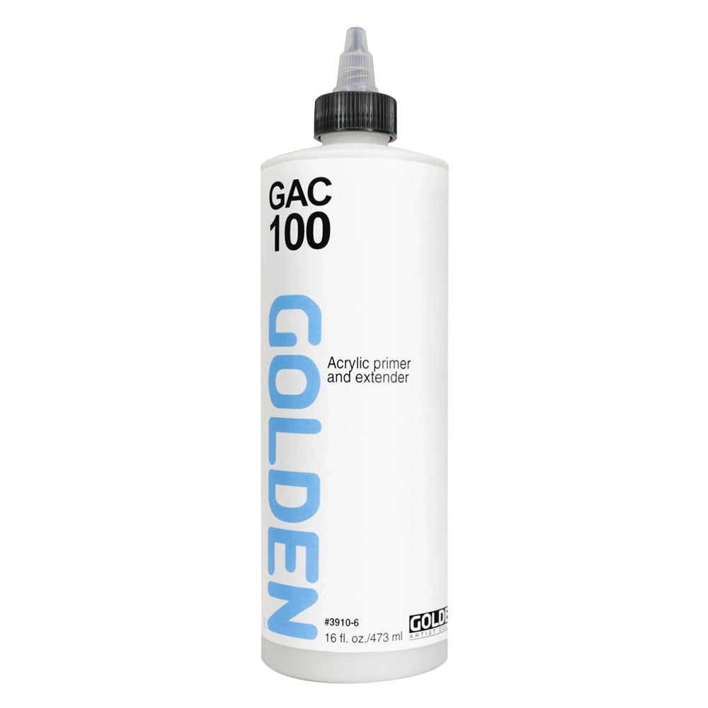 Golden GAC 100 Acrylic Primer & Extender – 16 oz (473 ml)