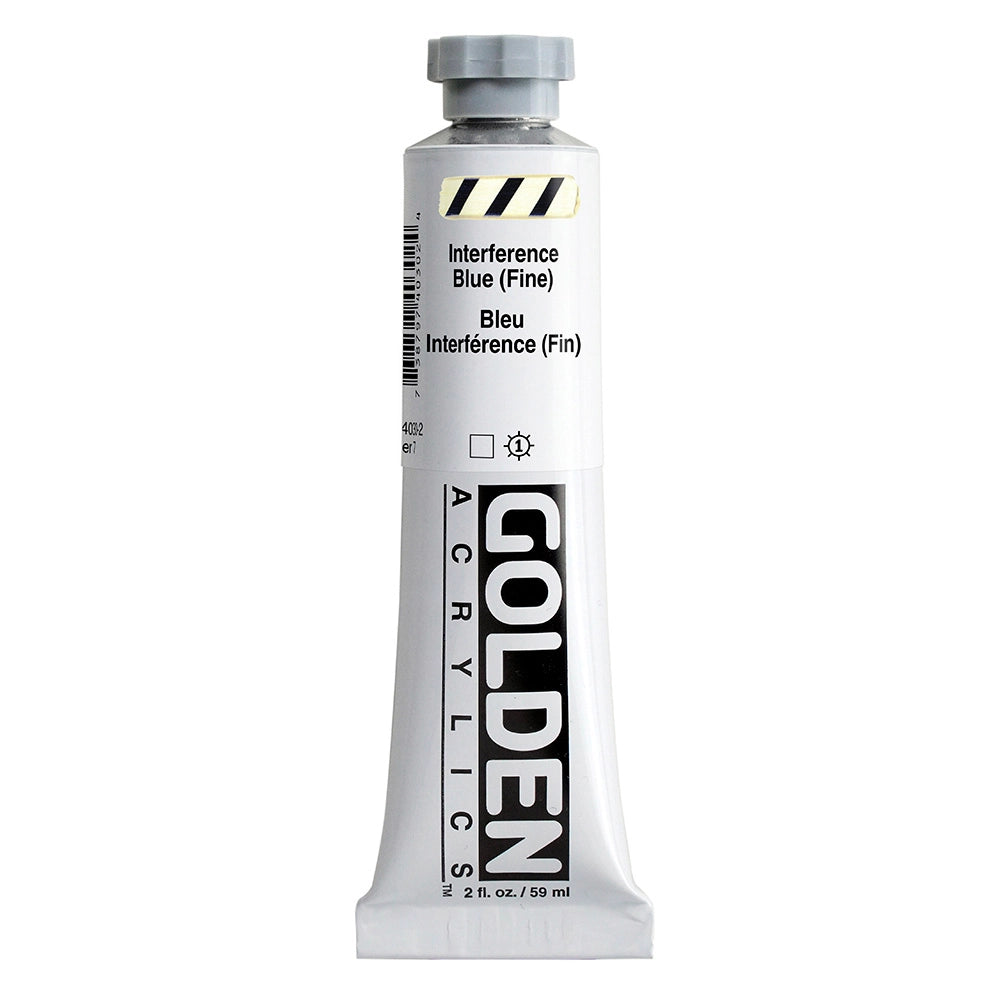 Golden Heavy Body Acrylic Interference Blue Fine, 2 oz (59 ml) tube