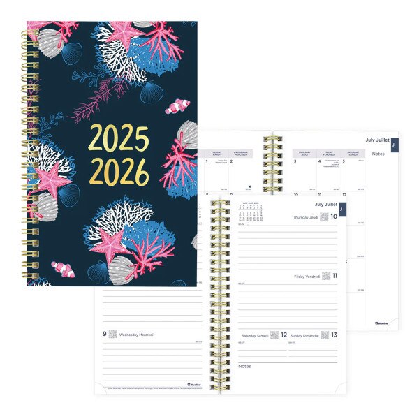Planner Academic Weekly 8 X 5 Under the Sea 2025/26