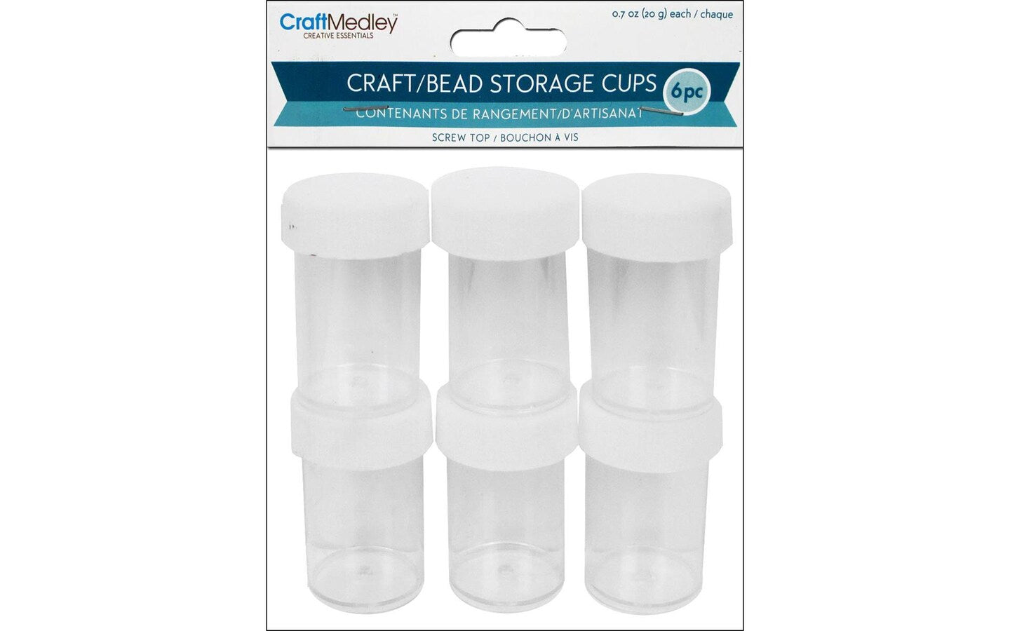 CUPS MIX & STORE 6PK 20ML