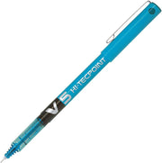 Pilot Hi-Tecpoint V5 Rollerball Pen – Extra Fine, Turquoise Ink