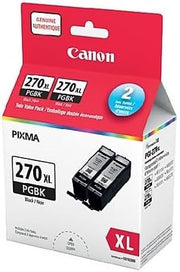 PGI270XL Ink Cartidge Black 2/Pk
