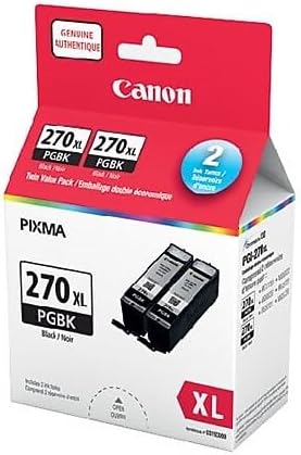 PGI270XL Ink Cartidge Black 2/Pk