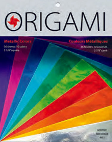Metallic Origami Sheets 36pk